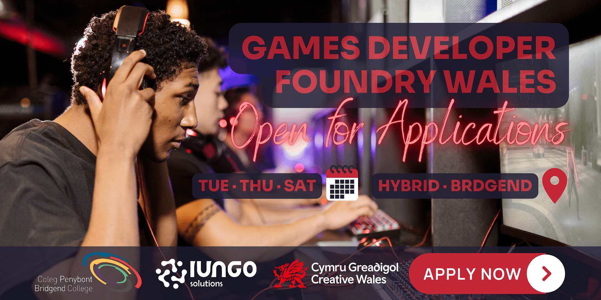 Games Developer Foundry Wales: Open for Applications