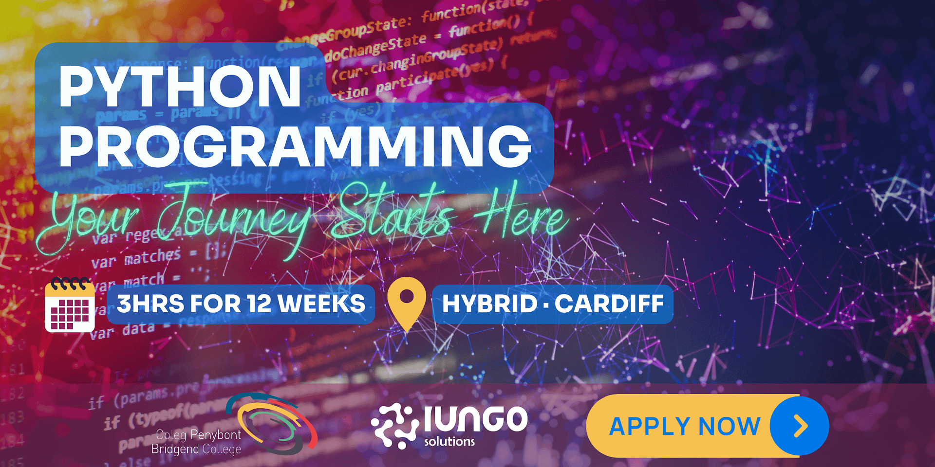 Hybrid Python Programming at iungo HQ in Cardiff Bay